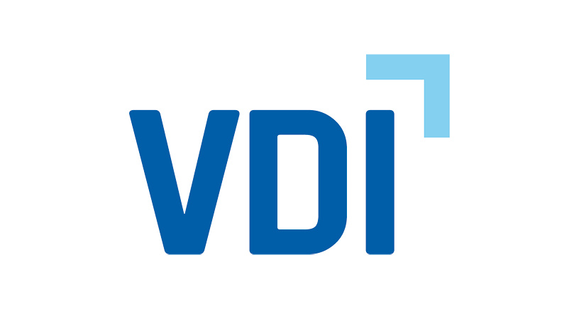Logo des Vereins Deutscher Ingenieure auf weißem Hintergrund.