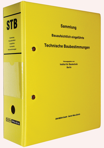 Produktabbildung: STB - Sammlung Bauaufsichtlich eingeführte Technische Baubestimmungen