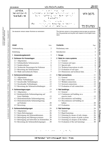 Produktabbildung: Schienen für Krananlagen - Schienenverbindungen, Schienenlagerungen, Schienenbefestigungen, Toleranzen für Kranbahnen