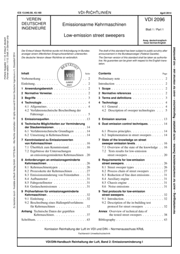 Produktabbildung: Emissionsarme Kehrmaschinen