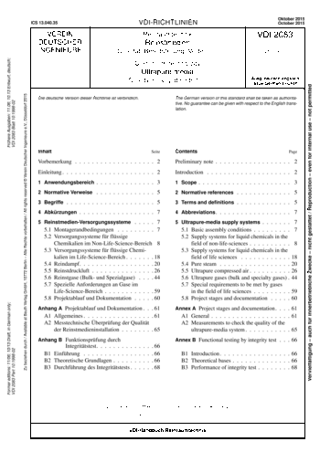 Produktabbildung: Reinraumtechnik - Reinstmedien - Qualität, Bereitstellung, Verteilung