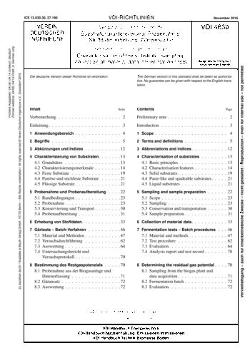 Produktabbildung: Vergärung organischer Stoffe - Substratcharakterisierung, Probenahme, Stoffdatenerhebung, Gärversuche