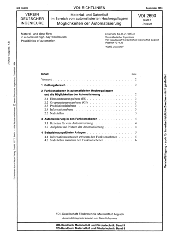 Produktabbildung: Material- und Datenfluß im Bereich von automatisierten Hochregallagern - Möglichkeiten der Automatisierung