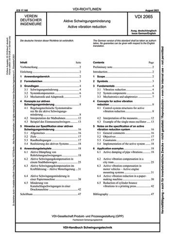 Produktabbildung: Aktive Schwingungsminderung