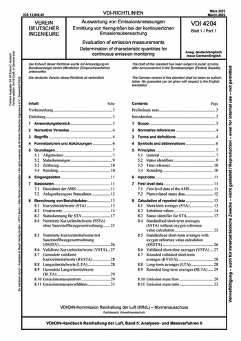 Produktabbildung: Auswertung von Emissionsmessungen - Ermittlung von Kenngrößen bei der kontinuierlichen Emissionsüberwachung