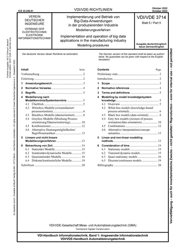 Produktabbildung: Implementierung und Betrieb von Big-Data-Anwendungen in der produzierenden Industrie - Modellierungsverfahren