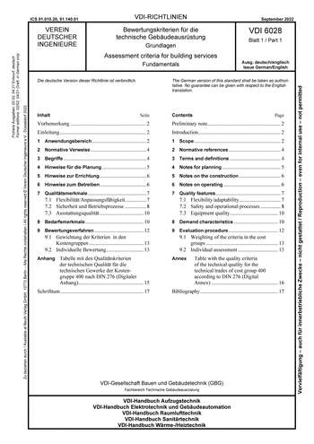 Produktabbildung: Bewertungskriterien für die technische Gebäudeausrüstung - Grundlagen