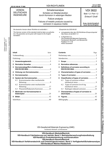 Produktabbildung: Schadensanalyse - Schäden an Metallprodukten durch Korrosion in wässrigen Medien