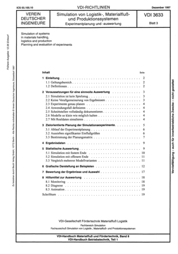 Produktabbildung: Simulation von Logistik-, Materialfluß- und Produktionssystemen - Experimentplanung und -auswertung