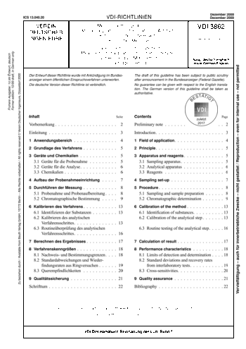 Produktabbildung: Messen gasförmiger Emissionen - Messen aliphatischer und aromatischer Aldehyde und Ketone nach dem DNPH-Verfahren - Kartuschen-Methode