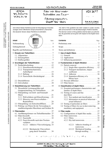 Produktabbildung: Filternde Abscheider - Tiefenfilter aus Fasern