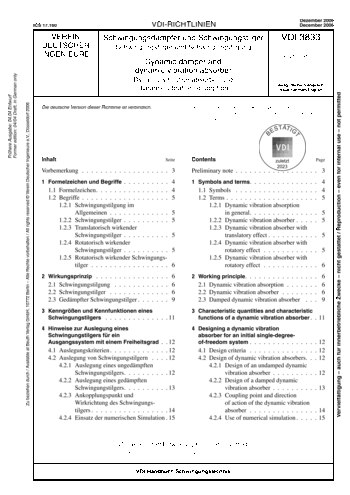 Produktabbildung: Schwingungsdämpfer und Schwingungstilger - Schwingungstilger und Schwingungstilgung