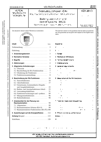 Produktabbildung: Gebäudeautomation (GA) - Raumautomationsfunktionen (RA-Funktionen)