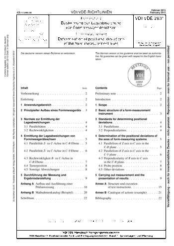 Produktabbildung: Formprüfung - Bestimmung der Lageabweichung von Formmessgeräteachsen