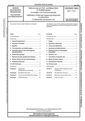 Produktabbildung: Kalibrierung von Prüf- und Messmitteln im Kraftfahrwesen - Grundlagen und Entscheidungsregel