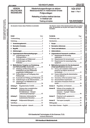 Produktabbildung: Wiederholungsprüfungen an aktiven Medizinprodukten im medizinischen Einsatz - Prüfgrundlagen