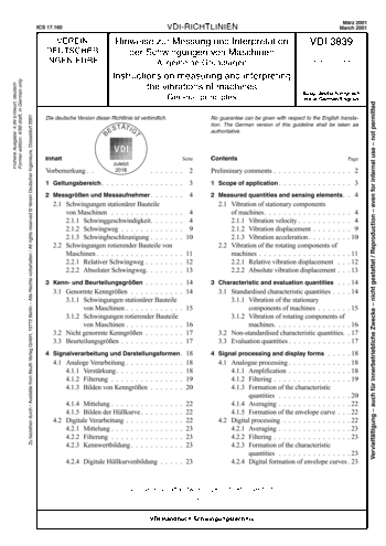 Produktabbildung: Hinweise zur Messung und Interpretation der Schwingungen von Maschinen - Allgemeine Grundlagen