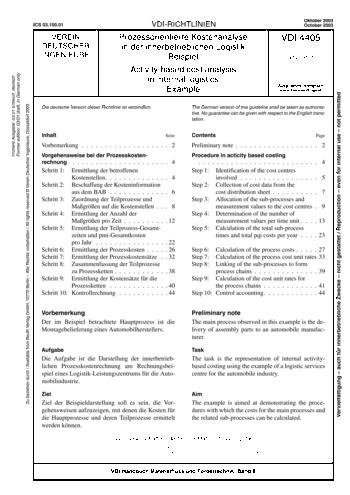 Produktabbildung: Prozessorientierte Kostenanalyse in der innerbetrieblichen Logistik - Beispiel