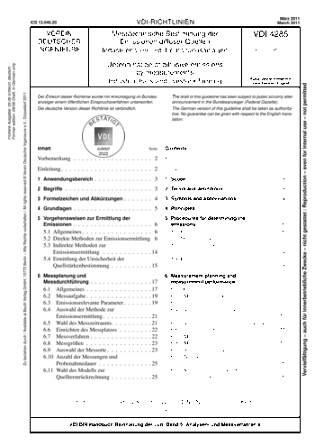 Produktabbildung: Messtechnische Bestimmung der Emissionen diffuser Quellen - Industriehallen und Tierhaltungsanlagen