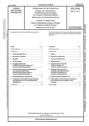 Produktabbildung: Gefährdungen bei der Aufbereitung - Risiken von erkennbaren Oberflächenveränderungen an invasiven Medizinprodukten - Maßnahmen zur Risikobeherrschung