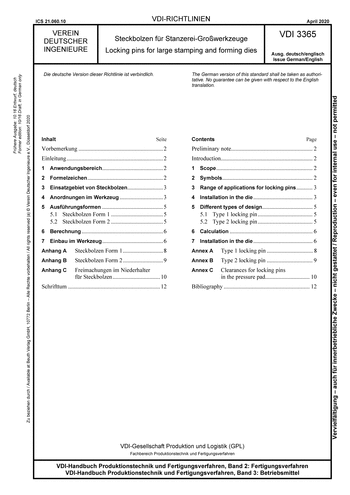 Produktabbildung: Steckbolzen für Stanzerei-Großwerkzeuge