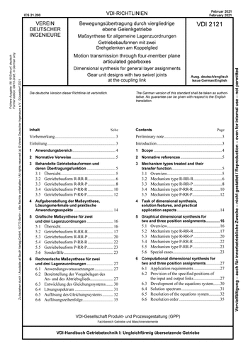 Produktabbildung: Bewegungsübertragung durch viergliedrige ebene Gelenkgetriebe - Maßsynthese für allgemeine Lagenzuordnungen - Getriebebauformen mit zwei Drehgelenken am Koppelglied