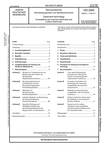 Produktabbildung: Reinraumtechnik - Reinheitstauglichkeit und Oberflächenreinheit