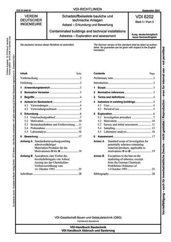 Produktabbildung: Schadstoffbelastete bauliche und technische Anlagen - Asbest - Erkundung und Bewertung