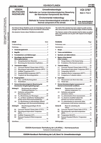 Produktabbildung: Umweltmeteorologie - Methoden zur human-biometeorologischen Bewertung der thermischen Komponente des Klimas