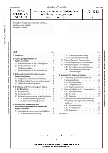 Produktabbildung: Simulation von Logistik-, Materialfluss- und Produktionssystemen - Kostensimulation