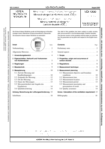 Produktabbildung: Messen von Innenraumluftverunreinigungen - Messstrategie für Kohlendioxid (CO₂)