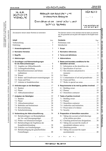 Produktabbildung: Abbruch von baulichen und technischen Anlagen