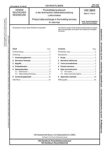 Produktabbildung: Produktdatenaustausch in der technischen Gebäudeausrüstung - Luftdurchlässe