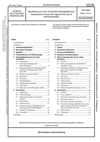 Produktabbildung: Beurteilung von Lärm hinsichtlich Gehörgefährdung