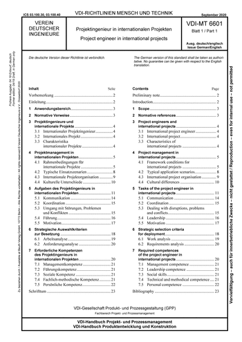 Produktabbildung: Projektingenieur in internationalen Projekten