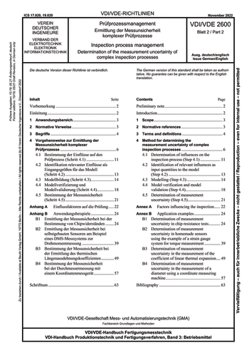 Produktabbildung: Prüfprozessmanagement - Ermittlung der Messunsicherheit komplexer Prüfprozesse