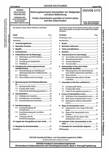 Produktabbildung: Strömungstechnische Kenngrößen von Stellgeräten und deren Bestimmung