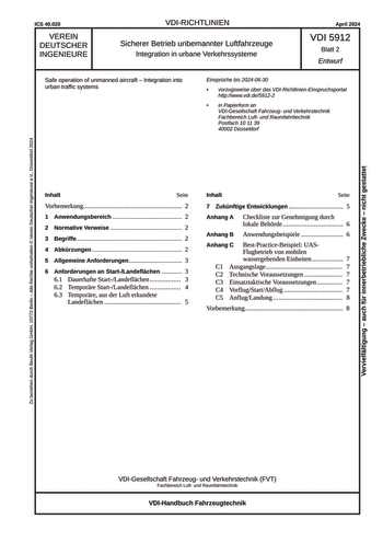 Produktabbildung: Sicherer Betrieb unbemannter Luftfahrzeuge - Integration in urbane Verkehrssysteme