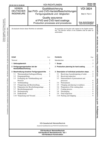 Produktabbildung: Qualitätssicherung bei PVD- und CVD-Hartstoffbeschichtungen - Fertigungsabläufe und -tätigkeiten