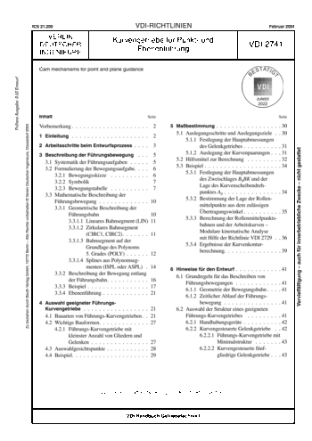 Produktabbildung: Kurvengetriebe für Punkt- und Ebenenführung