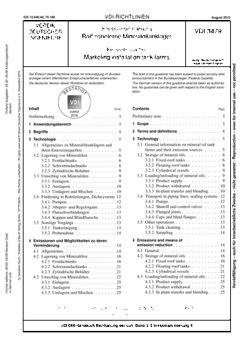 Produktabbildung: Emissionsminderung - Raffinerieferne Mineralöltankläger