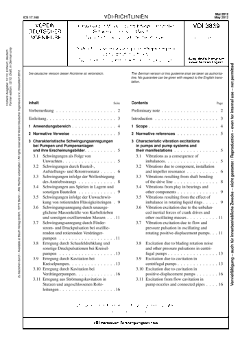 Produktabbildung: Hinweise zur Messung und Interpretation der Schwingungen von Maschinen - Typische Schwingungsbilder bei Pumpen