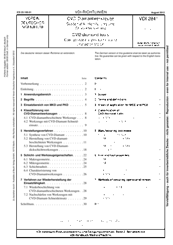 Produktabbildung: CVD-Diamantwerkzeuge - Systematik, Herstellung und Charakterisierung