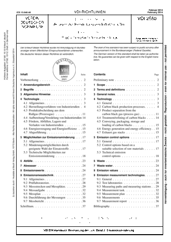 Produktabbildung: Emissionsminderung - Anlagen zur Herstellung von Industrierußen