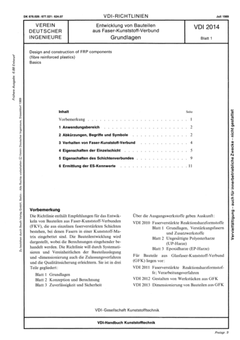 Produktabbildung: Entwicklung von Bauteilen aus Faser-Kunststoff-Verbund; Grundlagen