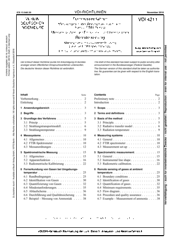 Produktabbildung: Fernmessverfahren - Messungen in der Atmosphäre nach dem Passiv-FTIR-Prinzip - Messen gasförmiger Emissionen und Immissionen