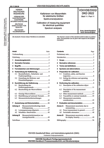 Produktabbildung: Kalibieren von Messmitteln für elektrische Größen - Spektrumanalysatoren