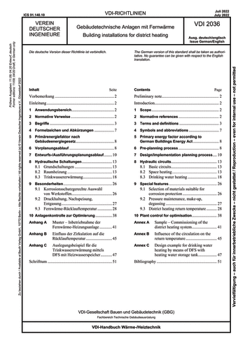 Produktabbildung: Gebäudetechnische Anlagen mit Fernwärme