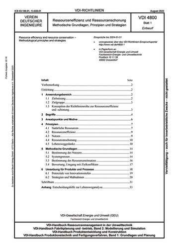 Produktabbildung: Ressourceneffizienz und Ressourcenschonung - Methodische Grundlagen, Prinzipien und Strategien