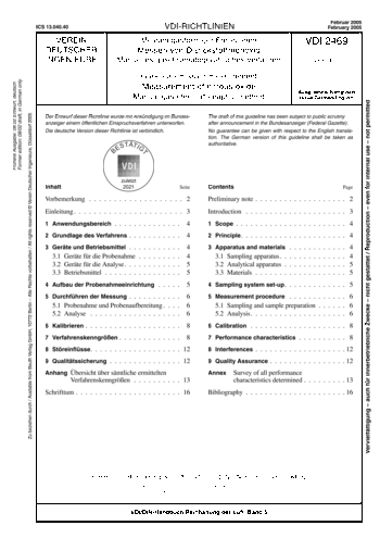 Produktabbildung: Messen gasförmiger Emissionen - Messen von Distickstoffmonoxid - Manuelles gaschromatographisches Verfahren